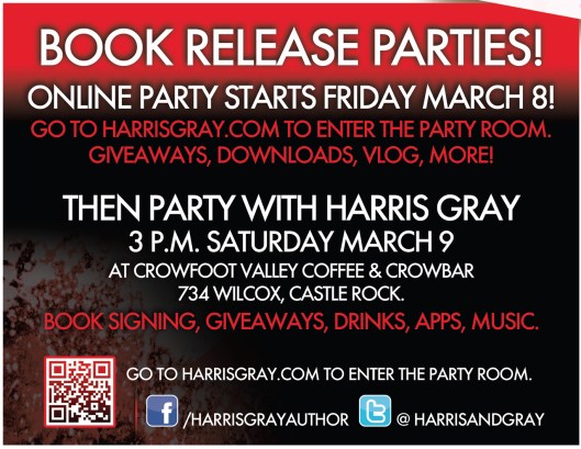 Vampire Vic by Harris Gray Release Party Invite